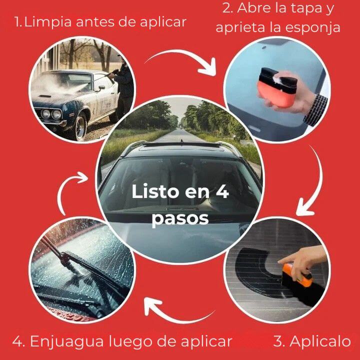 Esponja Anti Empañante Repelente de Agua