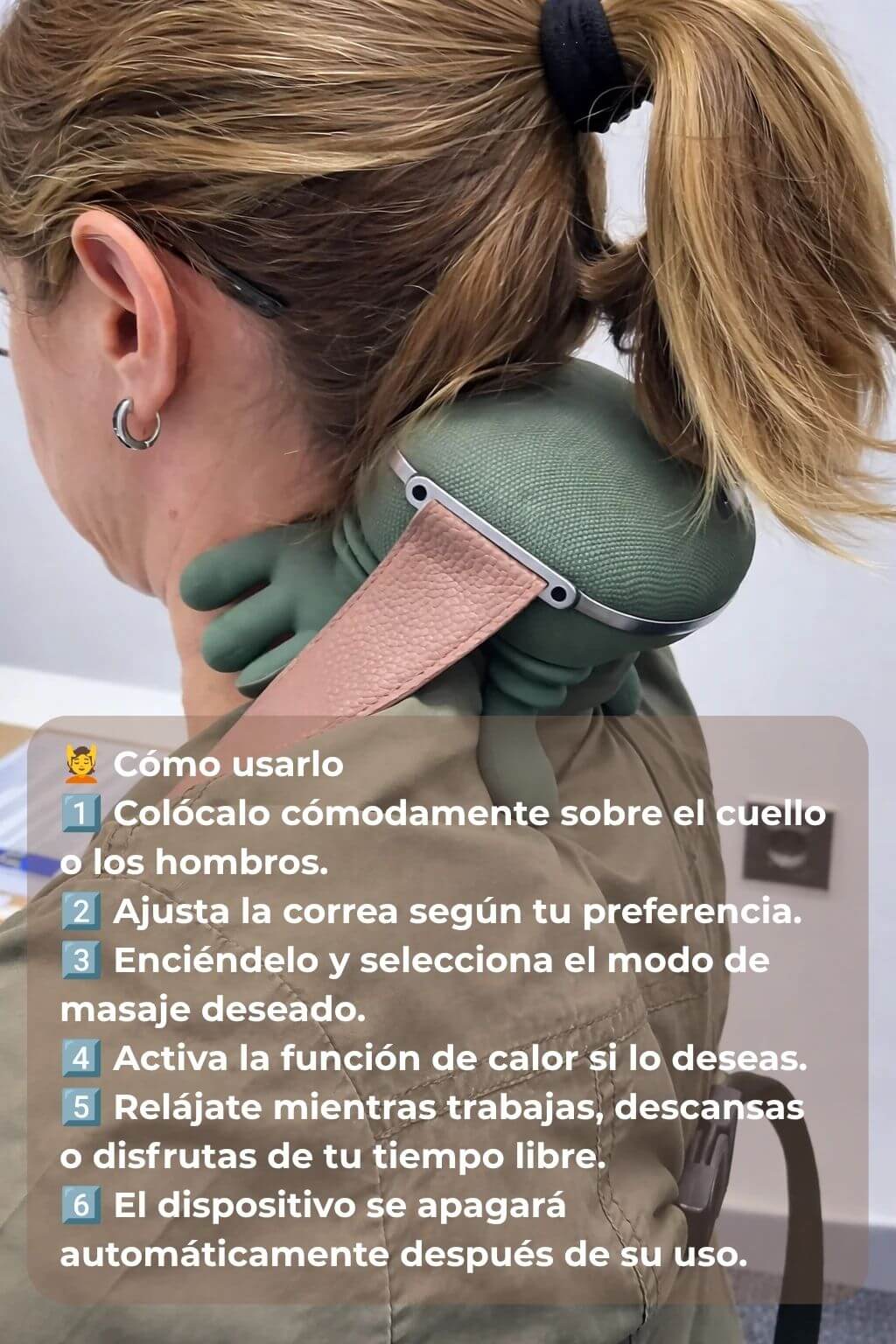 Masajeador de Cuello con Calor