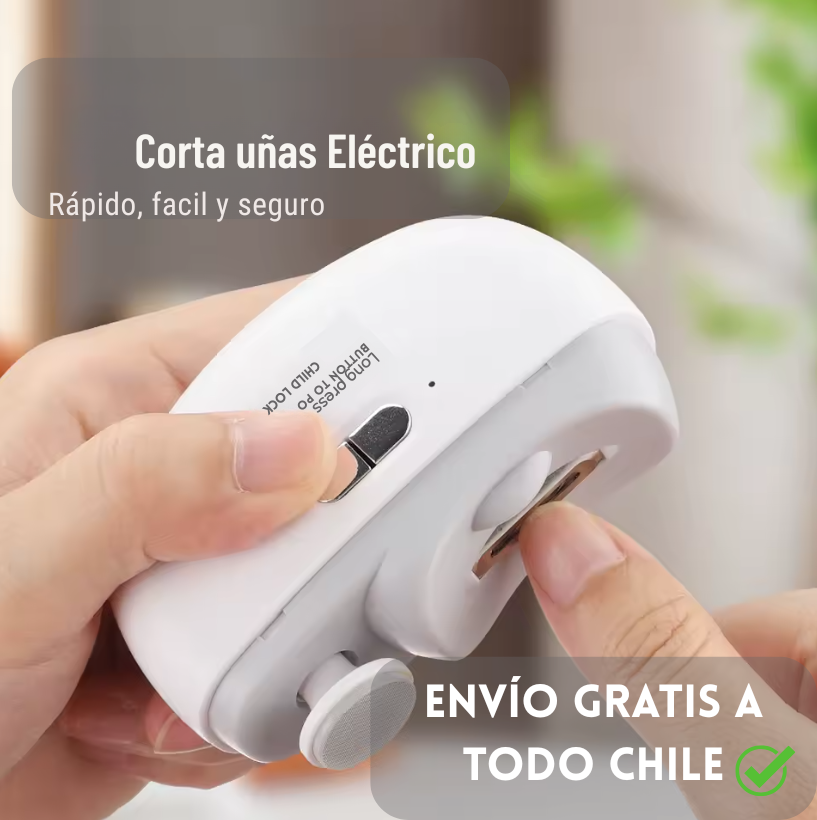 Cortador y Pulidor de Uñas Eléctrico