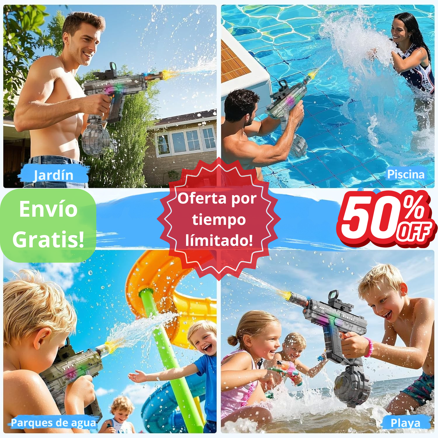 PISTOLA DE AGUA ELÉCTRICA