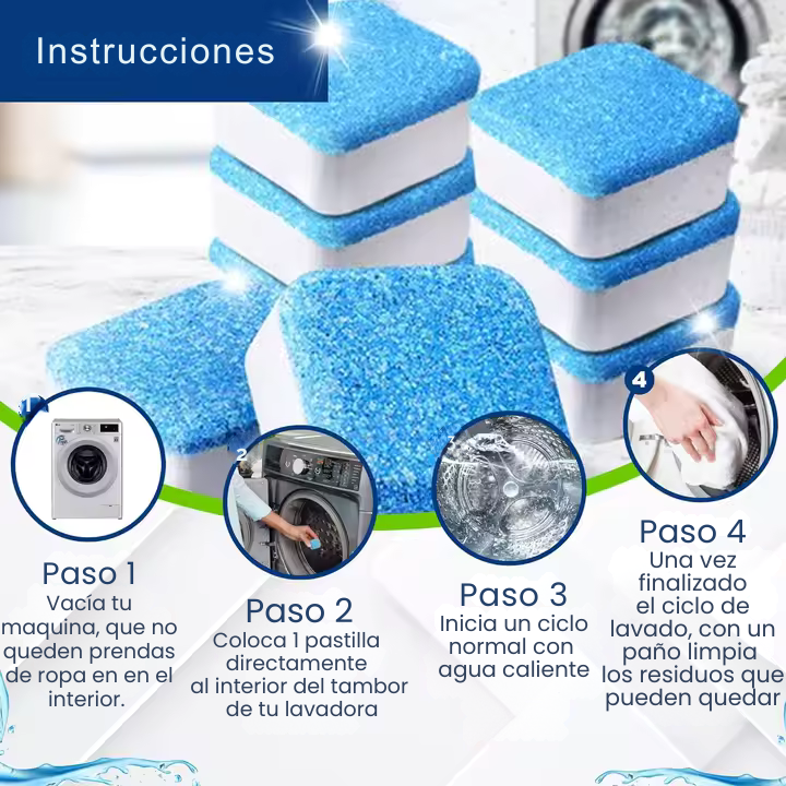 Pastillas Limpiadoras Para Lavadoras