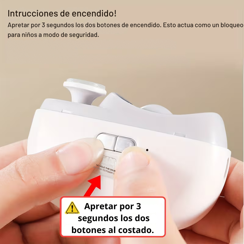 Cortador y Pulidor de Uñas Eléctrico