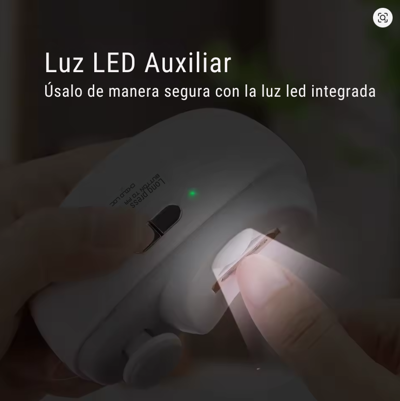 Cortador y Pulidor de Uñas Eléctrico