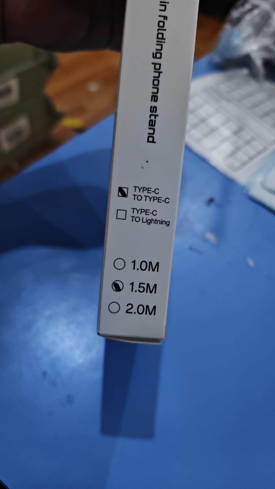 CABLE TIPO C DE CARGA RAPIDA 2 EN 1